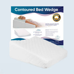 Therapeutic Pillow Contoured Memory Foam Bed Wedge