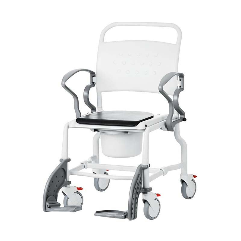 Rebotec Boston – Wide Commode Chair, Blue