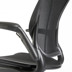 Humanscale World One Chair - Adjustable Arms Cascade Mesh Black
