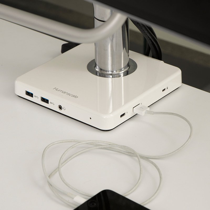 Humanscale MConnect2 Technology Dock with M2.1 Tech Stem