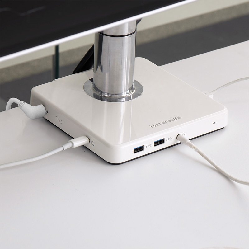 Humanscale MConnect2 Technology Dock with M2.1 Tech Stem