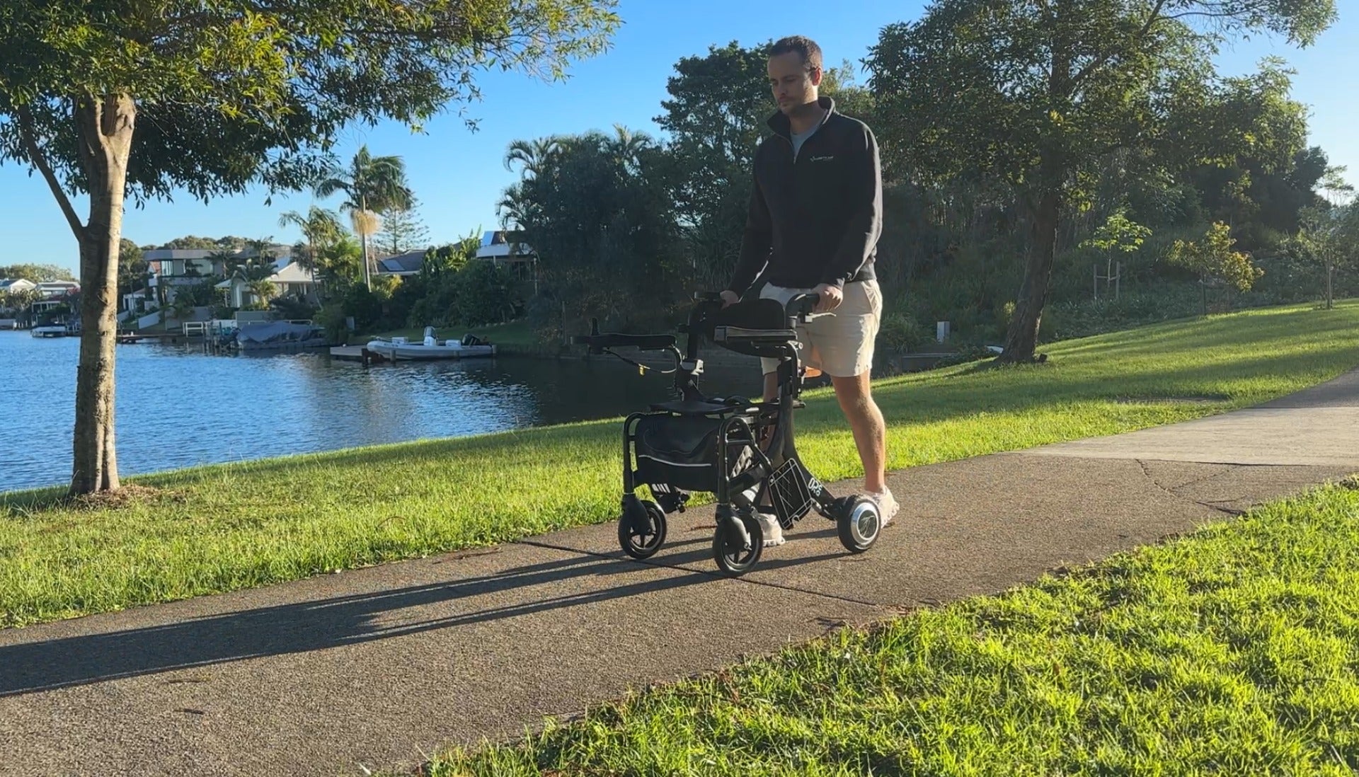 Orca Hybrid - Electric Walker & Electric Wheelchair - 3-in-1