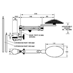 ErgoRest Forearm Support with Extension Posts