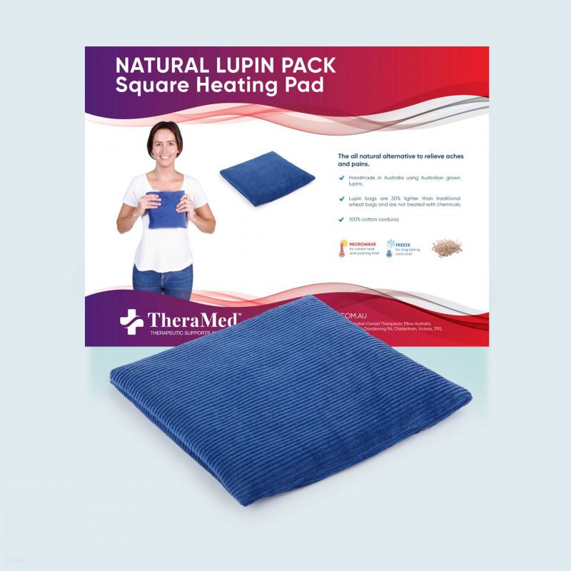 Therapeutic Pillow Natural Lupin Pack - Square Heating Pad