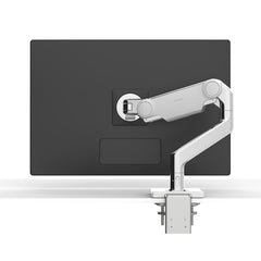 Humanscale M10 Single Monitor Arm, Angled/Dynamic Arm Link, Clamp Mount