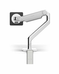 Humanscale M2.1 Single Monitor Arm, Angled/Dynamic Arm Link, Bolt-Thru Mount