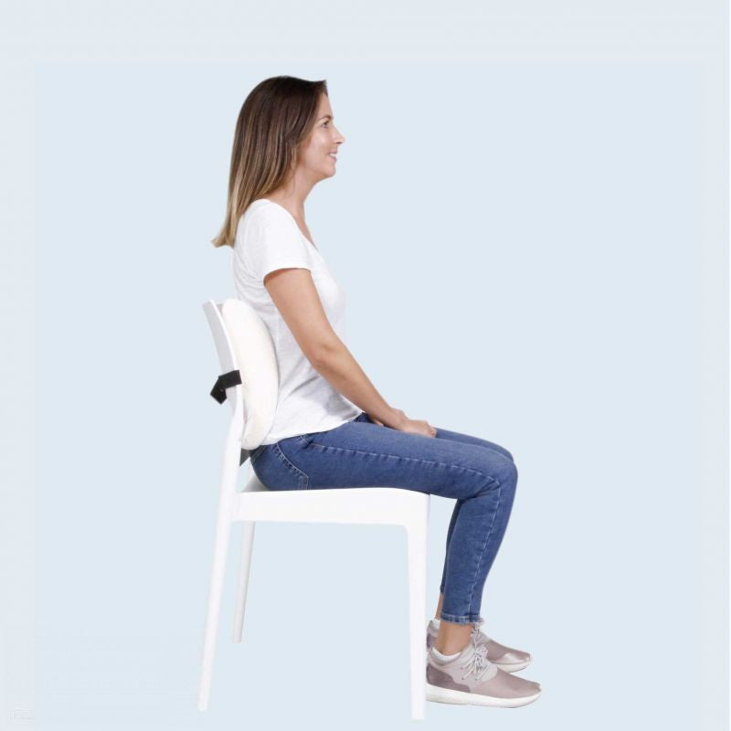Therapeutic Pillow MemoGel Back Support - Cooling Back Pain Relief Chair Cushion