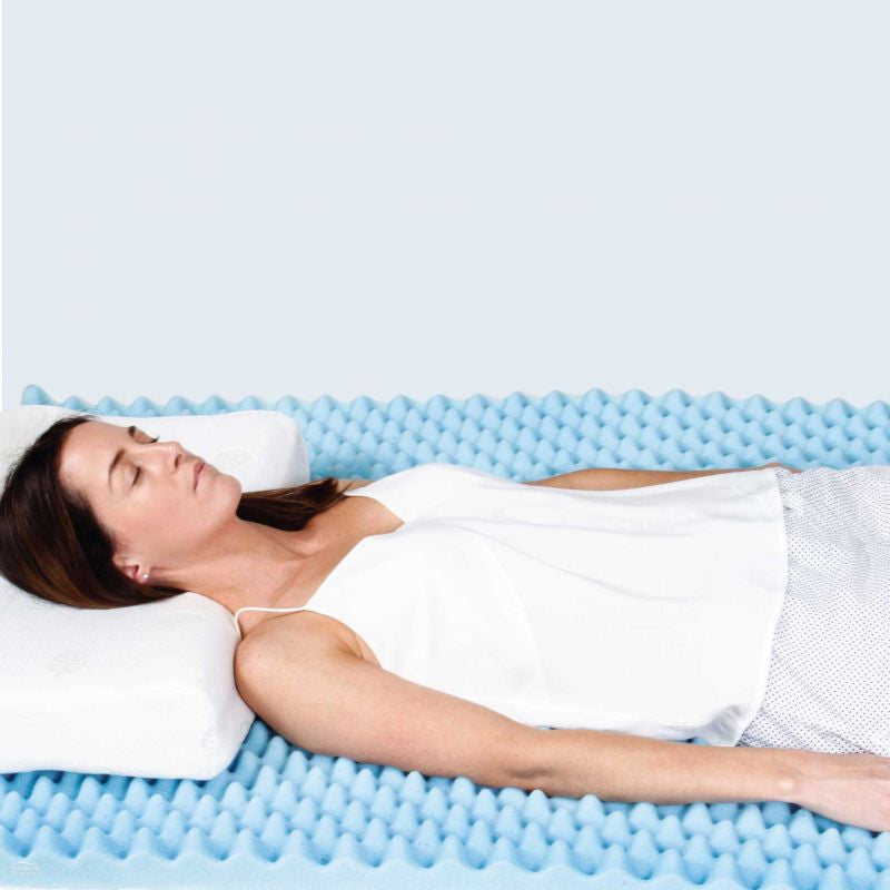 Therapeutic Pillow Body Huggar Mattress Topper - Premium EggFoam Mattress Pad