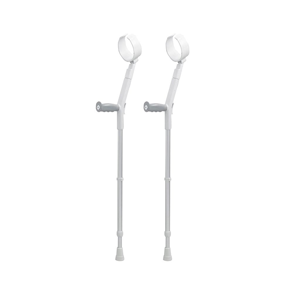 Rebotec Safe-In-Soft – Forearm Crutches with Cuff & Hinge
