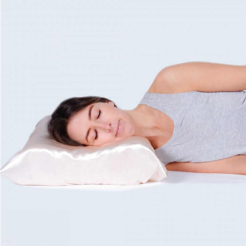 Therapeutic Pillow Satin Beauty Pillow - Contoured Memory Foam