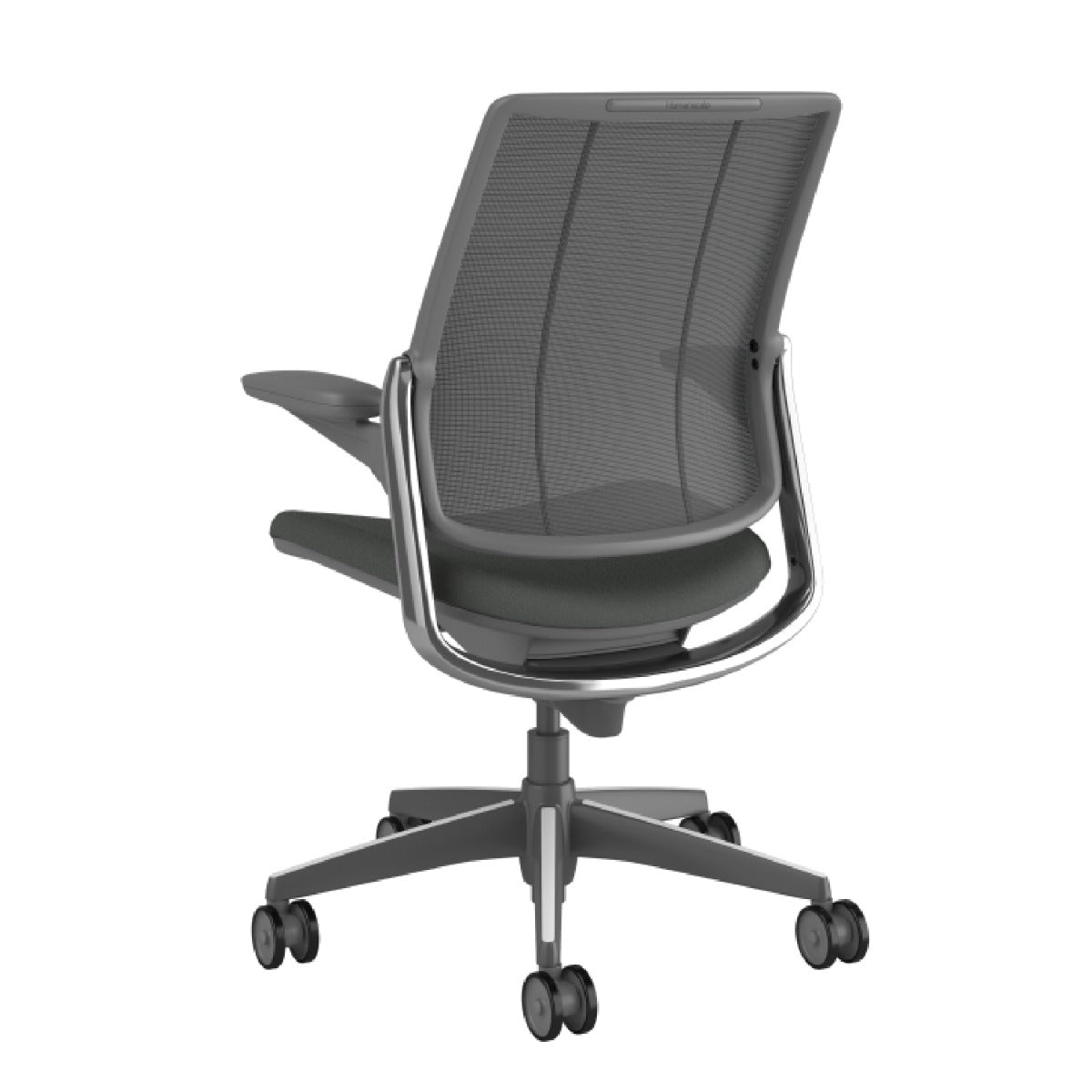 Humanscale Smart Chair, Adjustable Arms, Catena Mesh, Grey Frame
