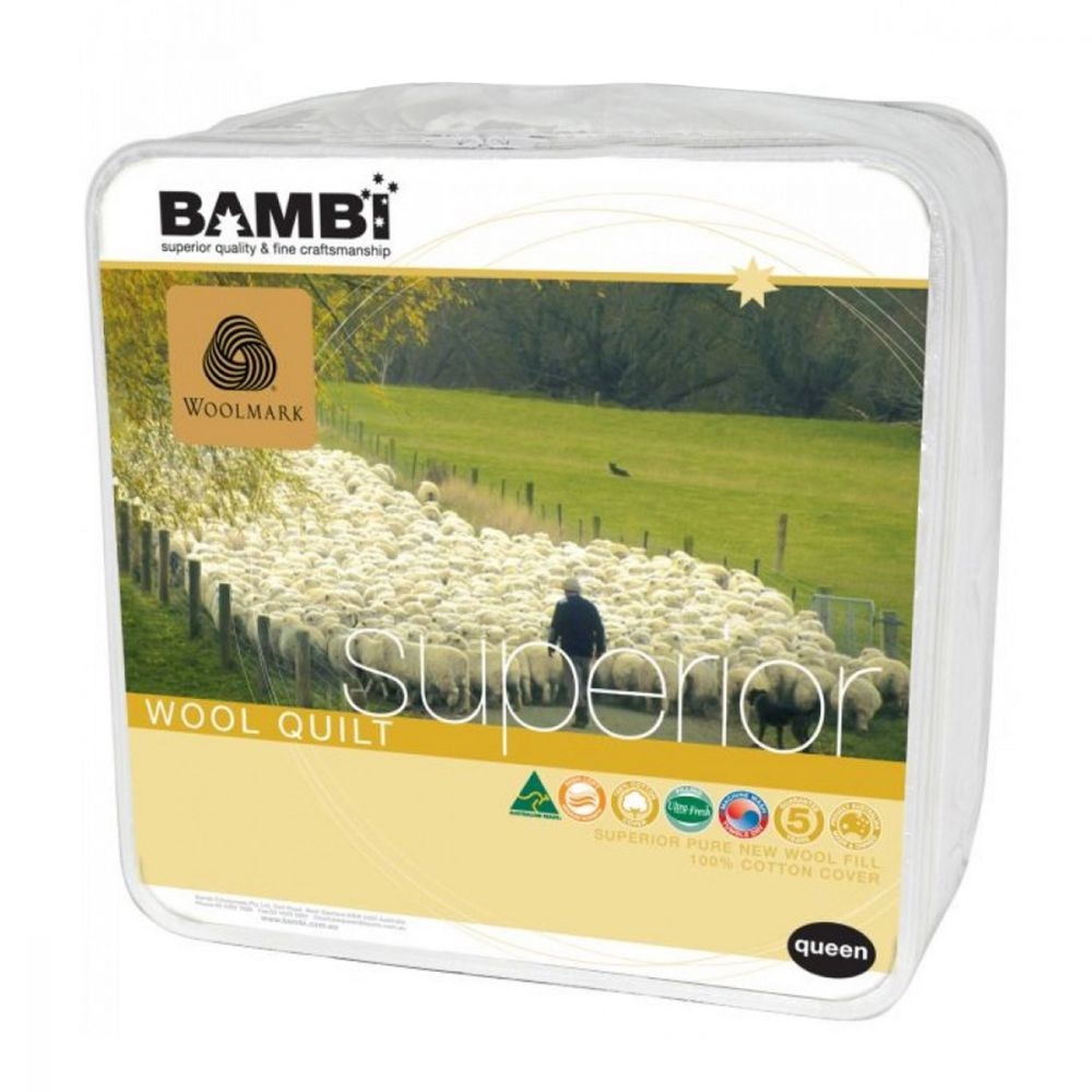 Bambi Superior Australian Wool Quilt