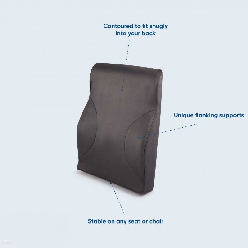 Therapeutic Pillow Total Spinal Support - Full Size Back & Spine Support Chair Cushion