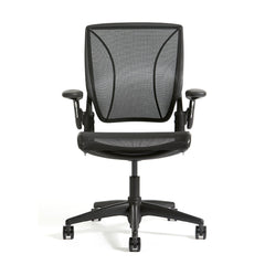 Humanscale World One Chair - Adjustable Arms Cascade Mesh Black