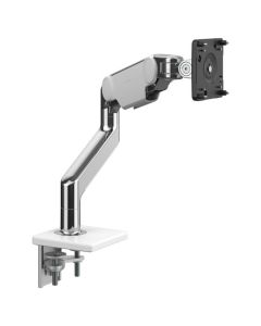 Humanscale M10 Single Monitor Arm, Angled/Dynamic Arm Link, Clamp Mount