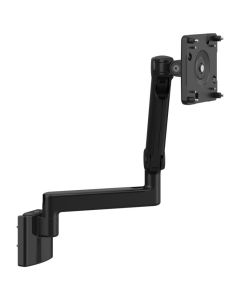 Humanscale M2.1 Single 8 Inch Straight/Dynamic Wall Mount - Black