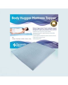 Therapeutic Pillow Body Huggar Mattress Topper - Premium EggFoam Mattress Pad