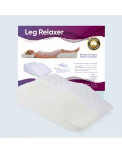 Therapeutic Pillow Leg Relaxer - Contoured Leg Wedge Comforting Leg Pillow Support