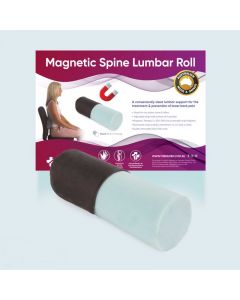 Therapeutic Pillow Magnetic Spine Saver Lumbar Roll - Magnotherapy Back Support