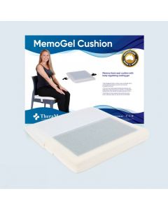 Therapeutic Pillow MemoGel Chair Cushion - Cooling Gel Memory Foam Seat Cushion