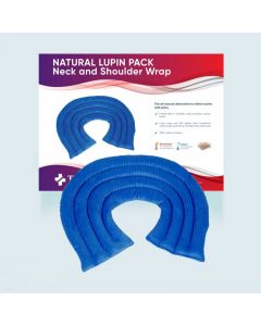 Therapeutic Pillow Natural Lupin Heat Wrap - Neck & Shoulder Natural Heat Pack