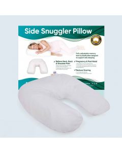 Therapeutic Pillow Side Snuggler Body Pillow - Side Sleeping Comfort Support Pillow