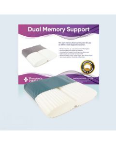 Therapeutic Pillow Thera-Med Dual Memory Support - Cushion or Back Support