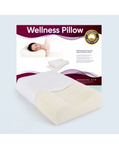 Therapeutic Pillow Wellness Pillow - Comfort of Memory Foam, Support of Traditional Foam