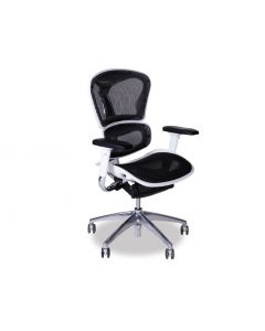 Vytas Black/White Office Chair