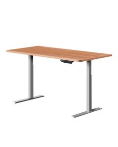 Artiss Standing Desk - Adjustable Sit Stand Wooden Table Motorized Desk - Dual Motors 140cm