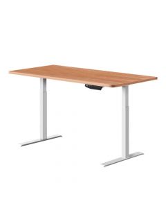 Artiss Standing - Desk Sit Stand Riser Motorized Electric Computer Laptop Table - Dual Motor - 120cm White Frame