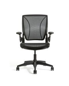 Humanscale World One Chair - Adjustable Arms Mesh Black