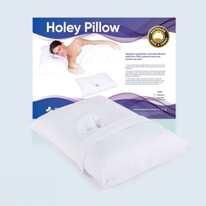 Therapeutic Pillow Thera-Med Holey Pillow - CNH Design Relieves Ear Pressure