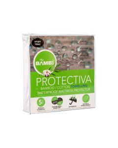 Bambi Protectiva Cotton/Bamboo Towelling Waterproof Mattress Protector 