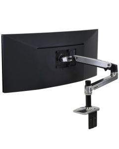 Ergotron LX Desk Mount LCD Arm  - Polished Aluminium