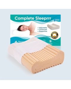Therapeutic Pillow Complete Sleeprrr Plus - Adjustable Memory Foam Pillow - Medium Version
