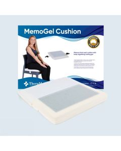 Therapeutic Pillow MemoGel Chair Cushion - Cooling Gel Memory Foam Seat Cushion