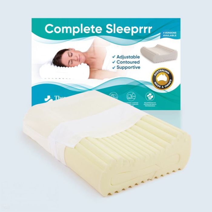 Therapeutic Pillow Complete Sleeprrr Traditional - Deluxe Foam Pillow - Firmer Version