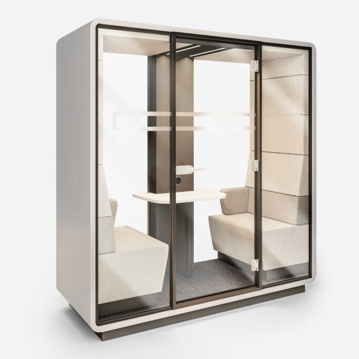 Hush Office Meet.S Pod - 2 Person - Acoustic Booth - Delivery in 14 to 16 Weeks