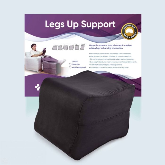 Legs Up - Leg Support Ottoman Aids Circulation