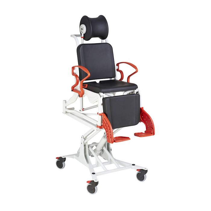 Rebotec Phoenix Multi – Tilt-in-Place and Pneumatic Lift Commode Shower Chair