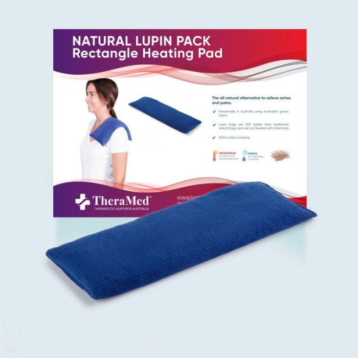 Therapeutic Pillow Natural Lupin Pack - Rectangle Heating Pad