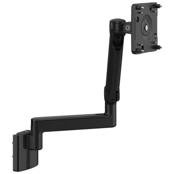 Humanscale M2.1 Single 8 Inch Straight/Dynamic Wall Mount - Black
