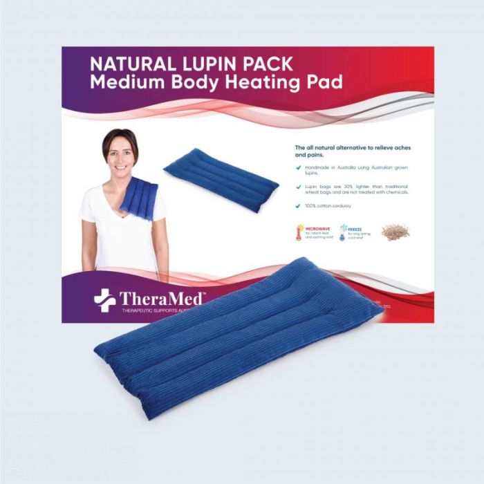 Therapeutic Pillow Natural Lupin Pack - Medium Body Heating Pad