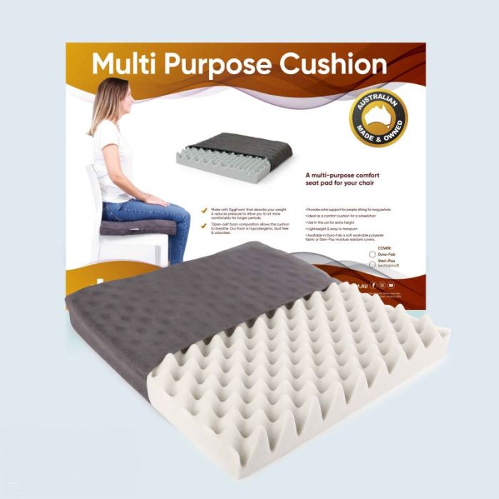 Therapeutic Pillow Multi Purpose Cushion - Eggfoam Chair Pad Comfort