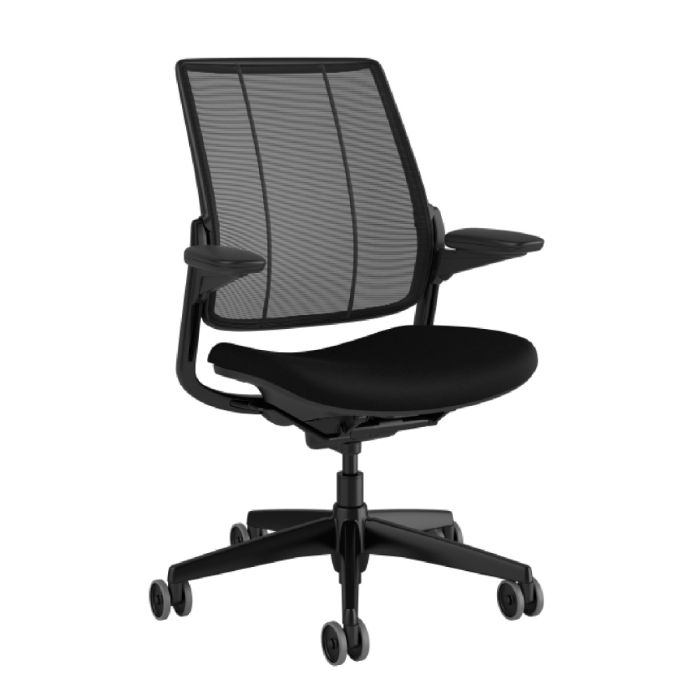 Humanscale Smart Ocean Chair, Adjustable Arms, Black