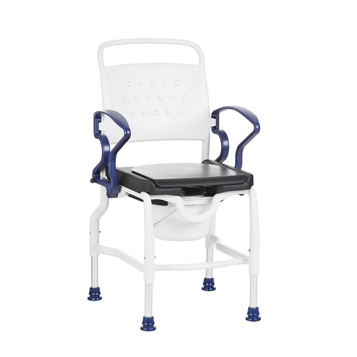 Rebotec Konstanz – Shower Commode Chair with PU Soft Seat