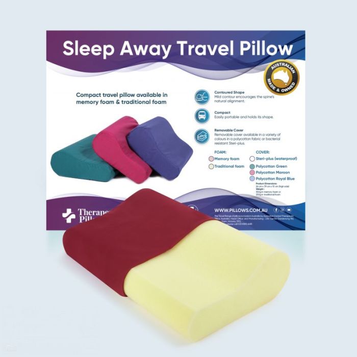 Therapeutic Pillow SleepAway Travel Pillow